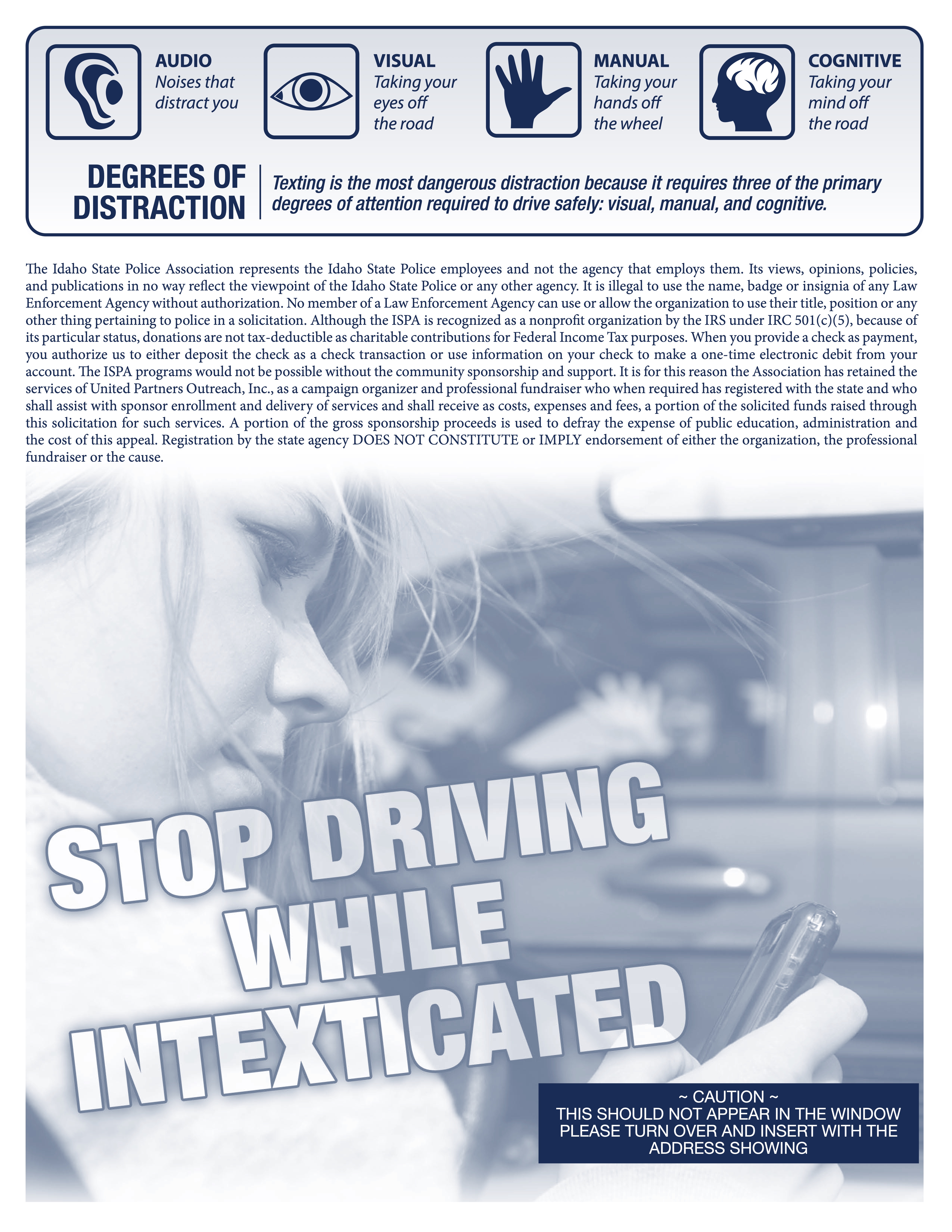 Fundraising Letter Back