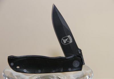 Black Knife with ISP Logo