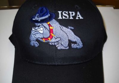 Black ISPA Hat with Bulldog